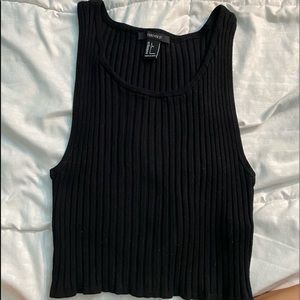 BLACK FOREVER 21 TANK